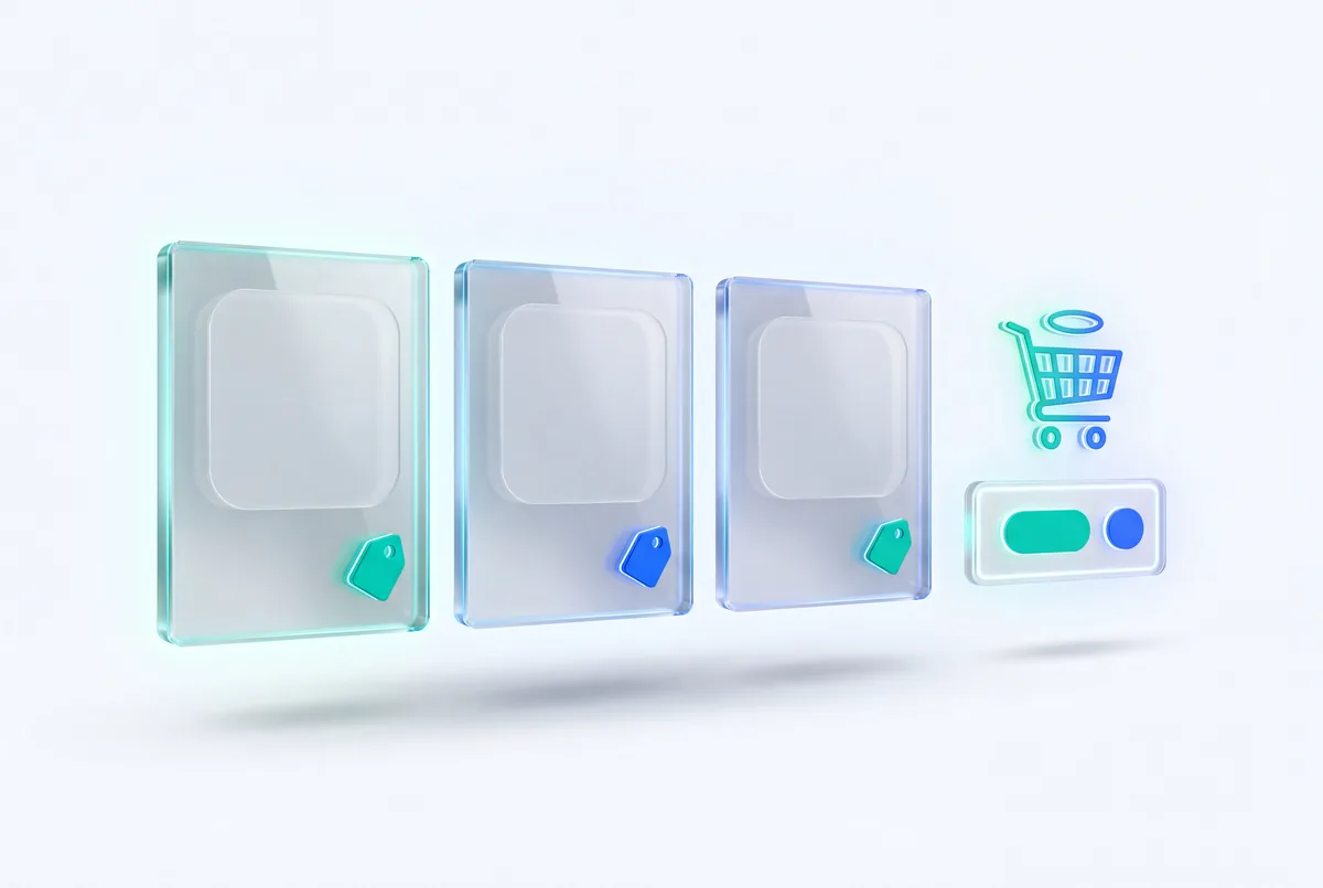 Fichas de producto y proceso de pago simplificado